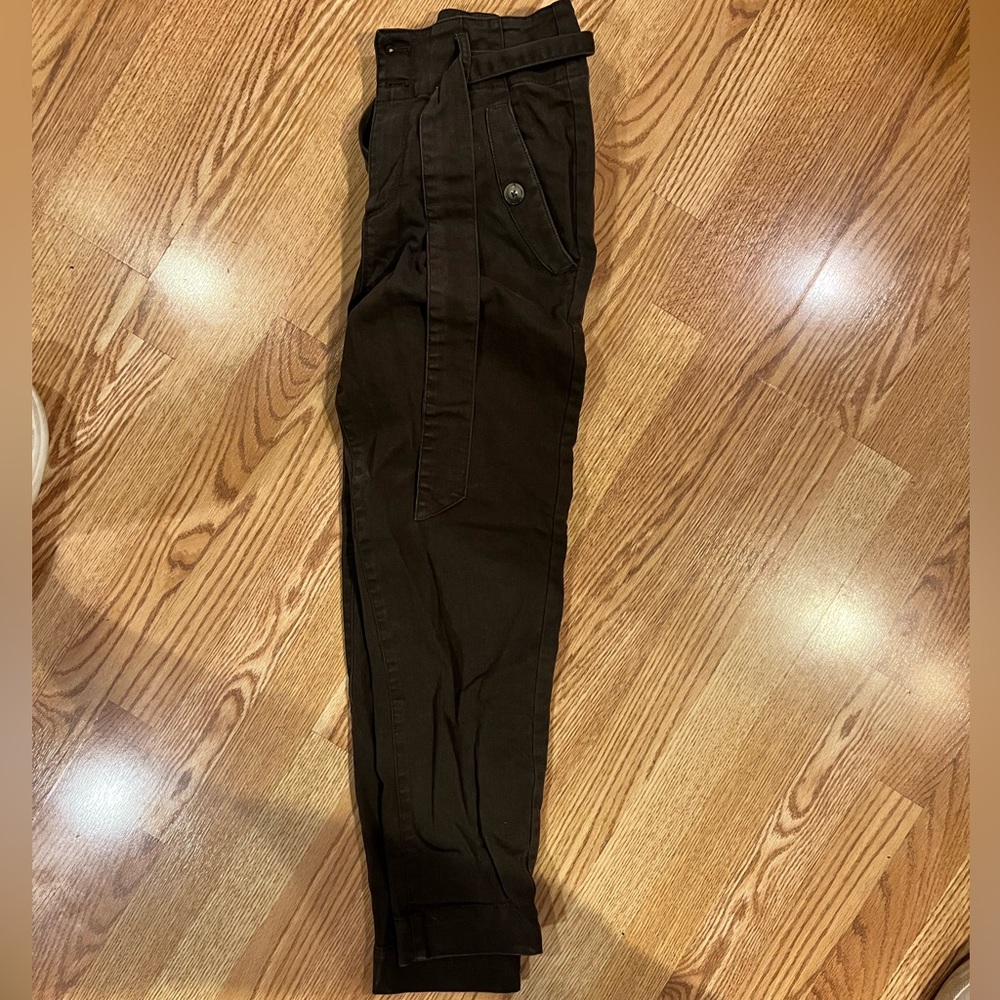 Loft size 2 high-waisted paperbag pants